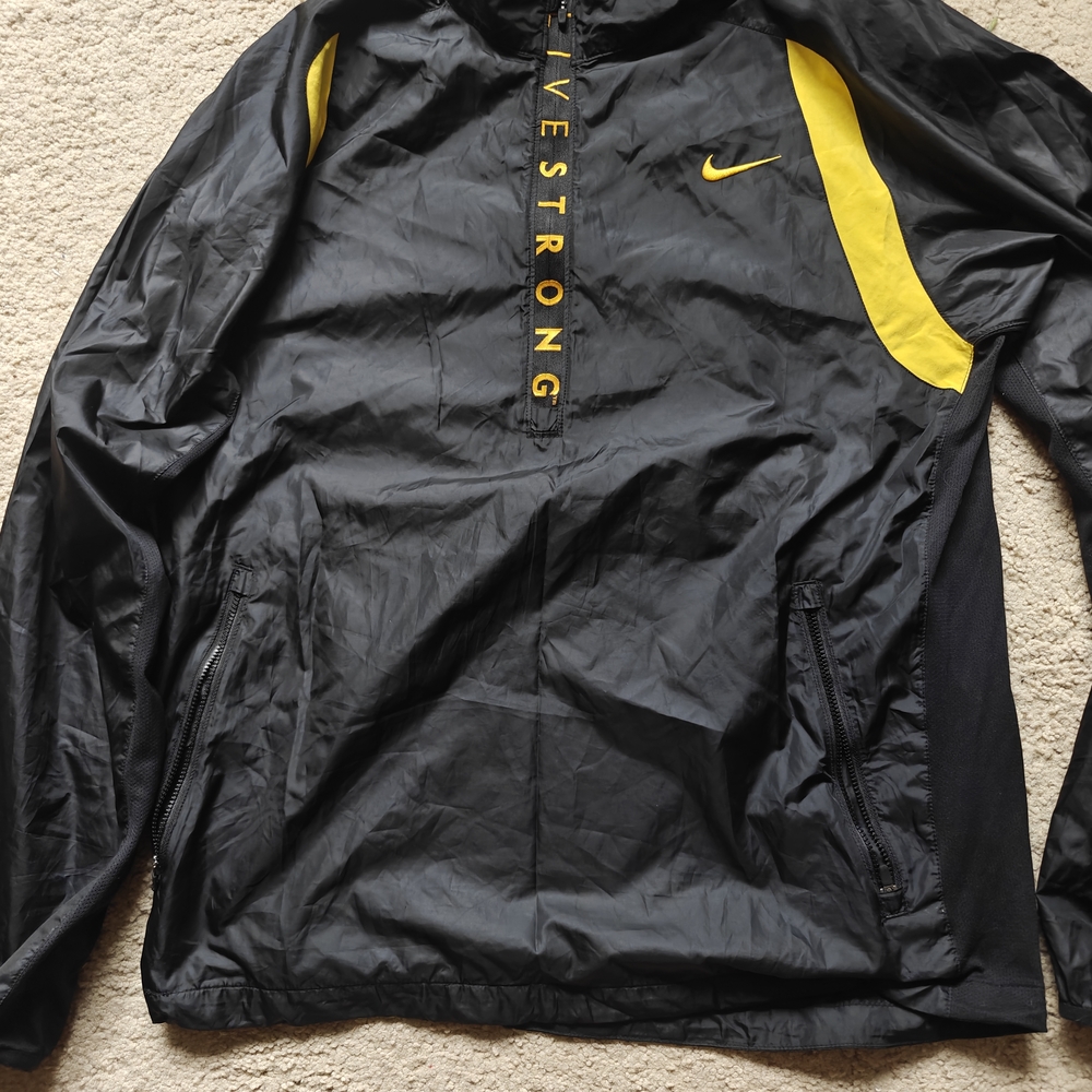 Nike Black and Yellow Men's Jacket